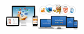 create template using HTML ,CSS and bootstrap
