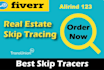 do bulk USA real estate skip tracing with verified leads and fast delivery