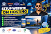 setup website on hosting