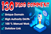 do 130 blog comment high da 40plus