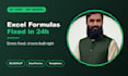 fix or create excel formulas, spreadsheets and vba userforms