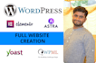 create, recreate, design, redesign, revamp wordpress website