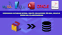 design database mysql, sqlite, ms access, ms sql, oracle from uml class diagram
