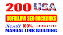 do manually create dofollow seo backlinks, usa link building