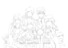 draw anime lineart for you