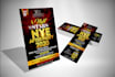 design poster or flyer matching ticket, even ticket with quick delivery