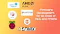do firmware development stm32, esp32 and arduino
