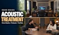 design acoustic treatment for your home studio podcast or youtube room