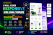 code HTML email template for mailchimp, hubspot, klaviyo and more