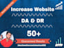help to increase ahrefs domain rating DR 70 plus