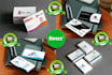 design business cards, letterhead, flyer, brochure and stationery items