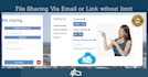 create file sharing website like wetransfer