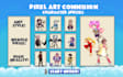 create pixel art characters assets GIF