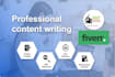 write SEO blog posts and articles to scale your website rank