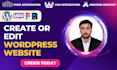create or edit a wordpress website