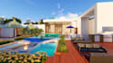 design any garden, backyard, front yard, pool, rooftop garden and render