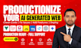 productionize your ai generated web