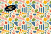 design custom matisse style seamless pattern backgrounds