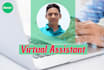 be your virtual assistant for data entry and web research