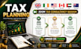 do tax planning for UK, ireland and USA