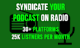 promote your podcast on global radio