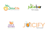 design elegant juice bar and cafe logo