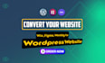 convert copy or clone wix, weebly to wordpress website