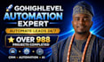 be ghl gohighlevel expert to setup highlevel website funnel workflow automation