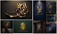 design a luxury arabic calligraphy logo for your brand