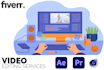 do professional video editing, after effects expert