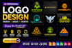 design a modern minimalist logo and powerful brand identity