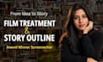 write a professional film treatment and story outline