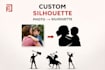 create custom silhouette from your photo for logo or portrait