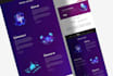 do modern psd landing page and website design
