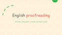 proofread your english text
