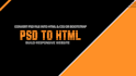 convert PSD to html with responsive