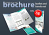 do bi fold and tri fold brochure leaflet and hands out