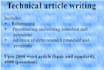 write an article on a technical topic