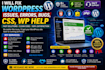 fix wordpress issues, errors, bugs, CSS, wp help