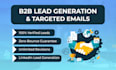 do targeted b2b lead generation, linkedin leads, and web scraping