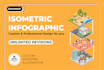 3d or isometric infographic illustration design