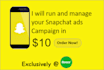 run and manage your snapchat ads campaign