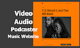 create a fantastic podcast website in day