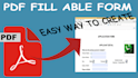 create a PDF fillable form