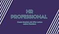 create job offer letters