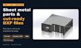 create dxf and dwg files for laser cutting and cnc cutting