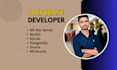 do any database design and sql, sql query, mysql, postgresql database