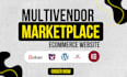 build multi vendor ecommerce marketplace website, dokan,wcfm multivendor website