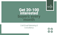 be your cold email marketing consultant