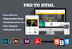 convert PSD to responsive HTML and CSS